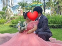 40대 초반 다연국제결혼 웨딩촬영중